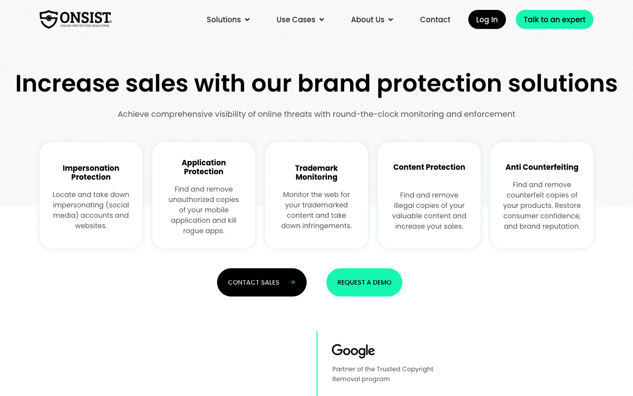 Onsist homepage